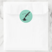 Sticker Rond Écrivez ! Encre de recouvrement pour les écrivains (Sac)