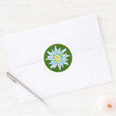 Sticker Rond Edelweiss (Enveloppe)