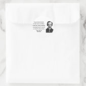 Sticker Rond Edgar Allen Poe Citation 8b (Sac)