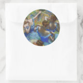 Sticker Rond Edgar Degas - Danseurs Bleus (Sac)