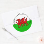Sticker Rond Edit Text (Enveloppe)