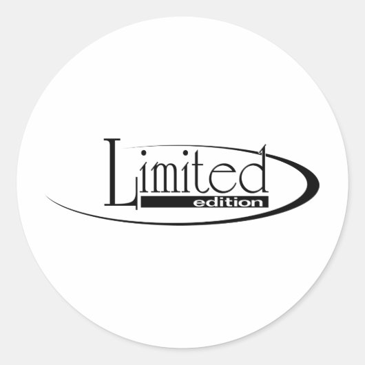 Sticker Rond Edition limitée (Devant)