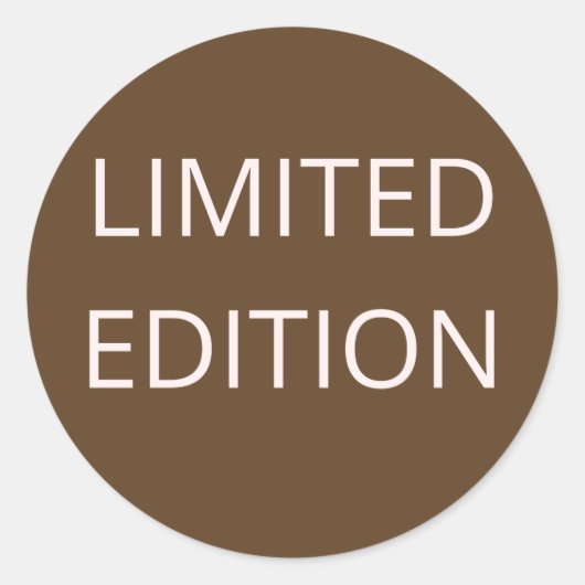 Sticker Rond édition limitée (Devant)