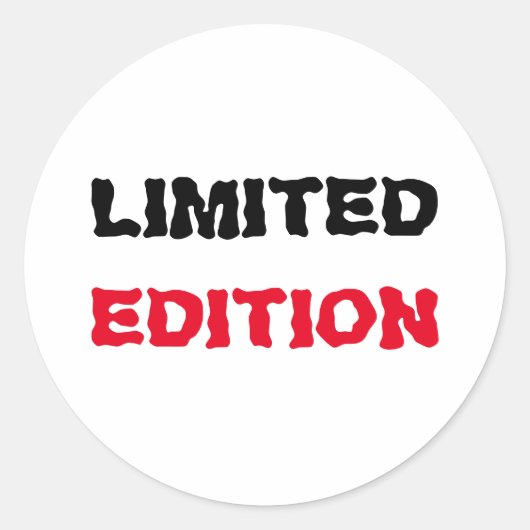 Sticker Rond Edition limitée (Devant)