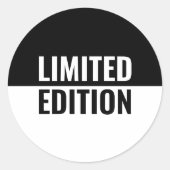 Sticker Rond Edition limitée (Devant)