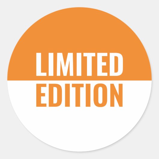 Sticker Rond Edition limitée (Devant)