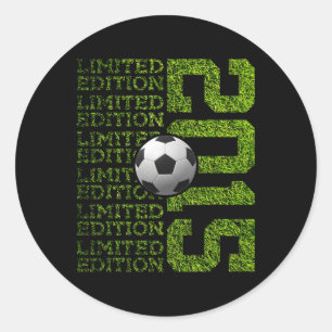 Sticker Rond Édition Limitée 2015 Football 11e Anniversaire