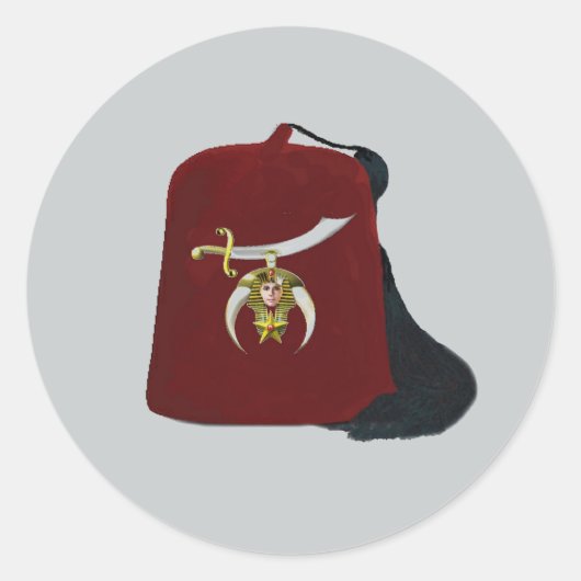 Sticker Rond Édition Shriners (Devant)