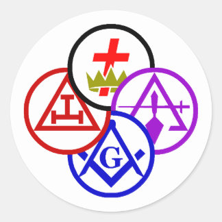 Sticker Rond Édition Shriners et Amis