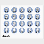 Sticker Rond Edvard Grieg (Feuille)
