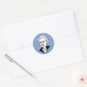 Sticker Rond Edvard Grieg (Enveloppe)
