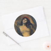 Sticker Rond Edvard Munch - Madonna (Enveloppe)