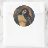 Sticker Rond Edvard Munch - Madonna (Sac)