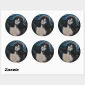 Sticker Rond Edvard Munch - Madonna Lithographie (Feuille)