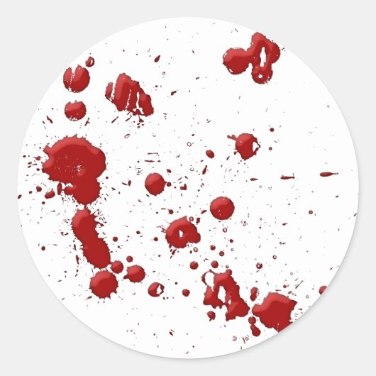 Sticker Rond Eeew, c'est ce sang sur ton (Devant)