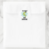 Sticker Rond Eel Puns Comment Choquant Drôle Animal Pun (Sac)