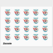 Sticker Rond Effacer (Feuille)