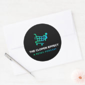 Sticker Rond Effet Clopen de 3 pouces (Enveloppe)