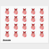 Sticker Rond Effet_papillon (Feuille)
