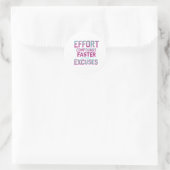 Sticker Rond "Effort sur les exemples" (Sac)