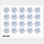 Sticker Rond ÉFFRAYANT ! Boys Halloween 1er fête d'anniversaire (Feuille)