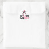 Sticker Rond Effrayant Mais Mignon (Sac)