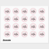 Sticker Rond Éffrayant Un Halloween 1er Anniversaire (Feuille)