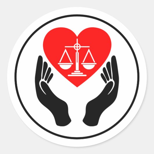 Sticker Rond Égalité (Devant)