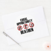 Sticker Rond Égalité des chances (Enveloppe)