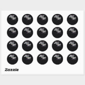 Sticker Rond Égalité Inclusion Diversité Équité Amour Jamais Fa (Feuille)