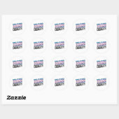 Sticker Rond Égalité Trans (Feuille)