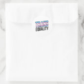Sticker Rond Égalité Trans (Sac)