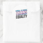 Sticker Rond Égalité Trans (Sac)