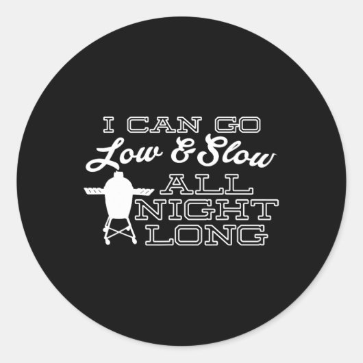 Sticker Rond Egghead Funny Bbq Kamado Smoker Grilling Pitmaster (Devant)