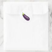 Sticker Rond Eggplant Emoji (Sac)