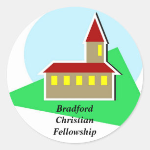 Sticker Rond Église, BradfordChristianFellowship