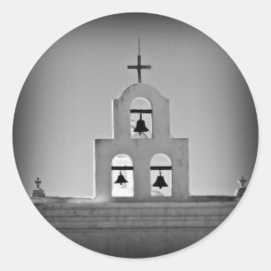 Sticker Rond Église San Xavier