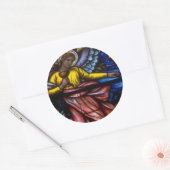 Sticker Rond Église Windows 042 (Enveloppe)