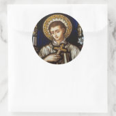 Sticker Rond Église Windows 91 (Sac)