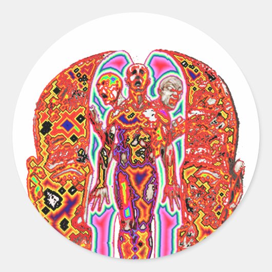 Sticker Rond Égo modifié (Devant)