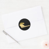 Sticker Rond Egyptian lion (Enveloppe)