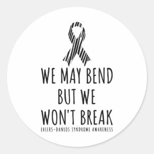 Sticker Rond Ehlers Danlos Sensibilisation - Nous pouvons nous