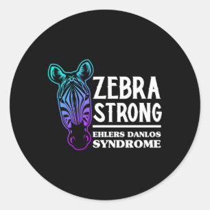 Sticker Rond Ehlers Danlos Warriors Eds Ehlers Danlos Syndrome