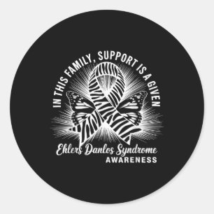 Sticker Rond Ehlers Syndrome Danlos Le Soutien De Sensibilisati