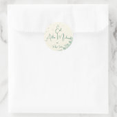 Sticker Rond  Eid Al Adha Personalized Eid Mubarak  (Sac)