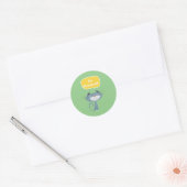 Sticker Rond Eid Moubarak drôle (Enveloppe)