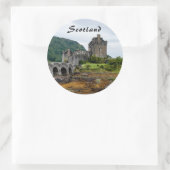 Sticker Rond Eilean Donan Castle, Loch Duich - Ecosse, Royaume- (Sac)
