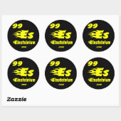 Sticker Rond Einsteinium (Feuille)