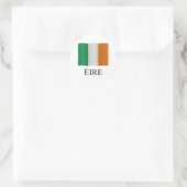 Sticker Rond Eire - Ireland + flag (Sac)