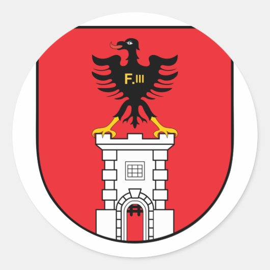 Sticker Rond eisenstadt, Autriche (Devant)